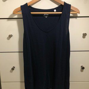 J. Crew Navy Tank